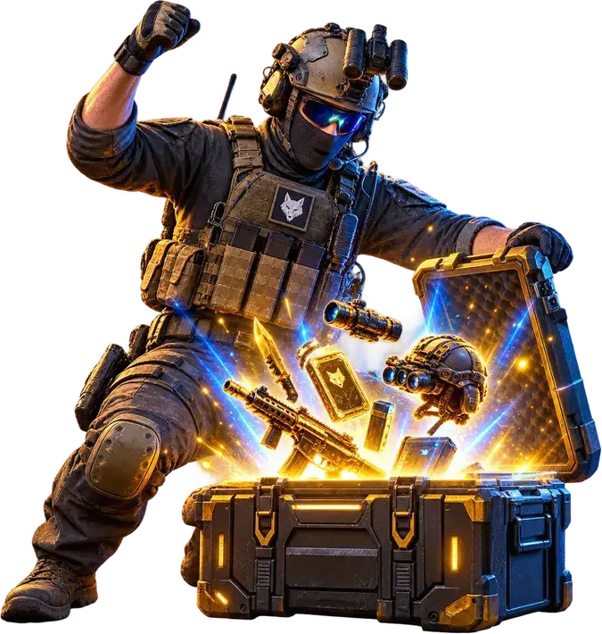 CS2 operator opening a reward case