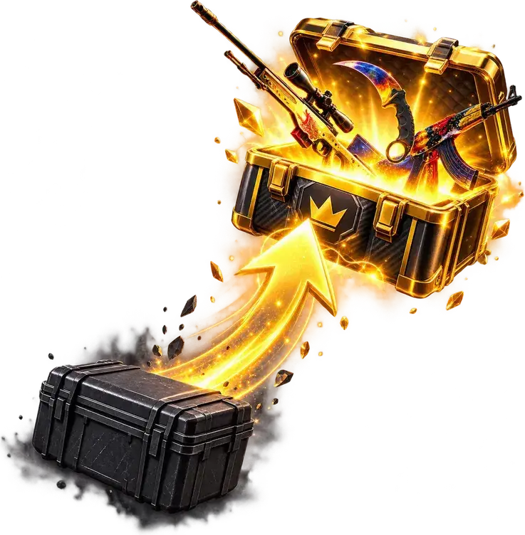 Case upgrading into premium CS2 skins