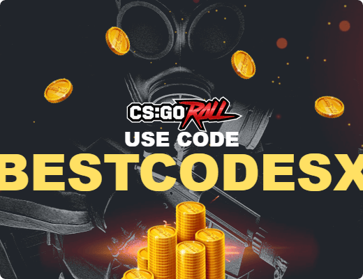 CSGORoll promotion for code BESTCODESX